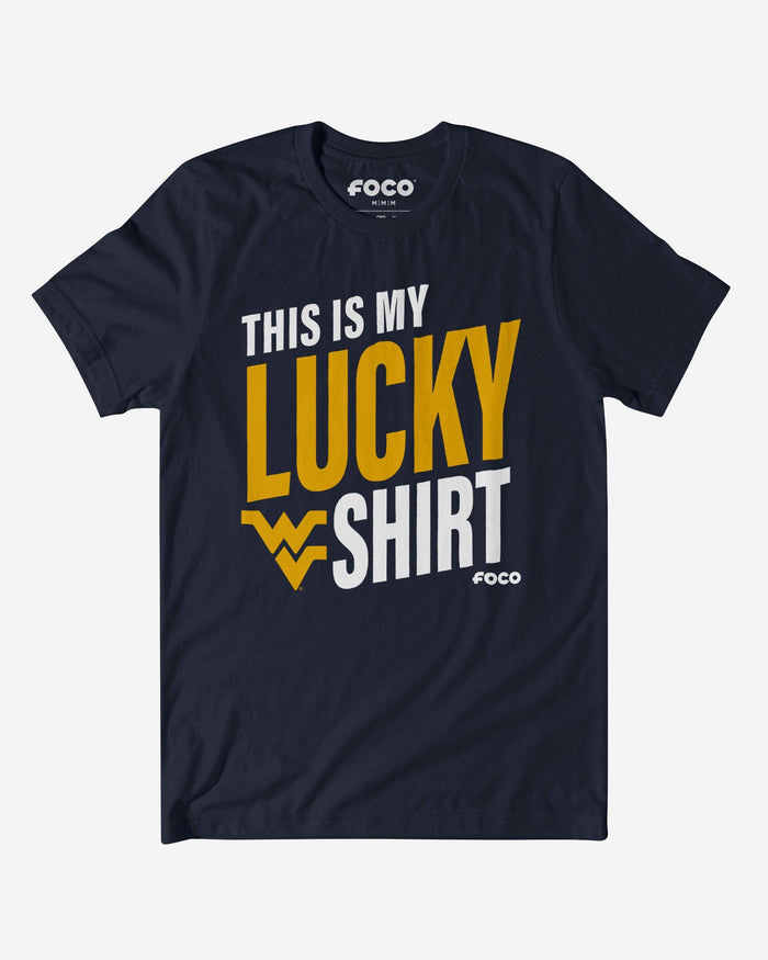 West Virginia Mountaineers This Is My Lucky T-Shirt FOCO S - FOCO.com