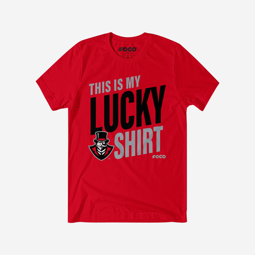 Austin Peay Governors This Is My Lucky T-Shirt FOCO S - FOCO.com