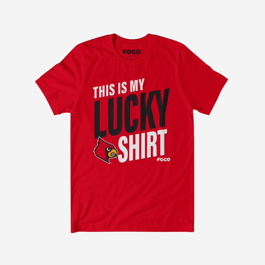 Louisville Cardinals This Is My Lucky T-Shirt FOCO S - FOCO.com