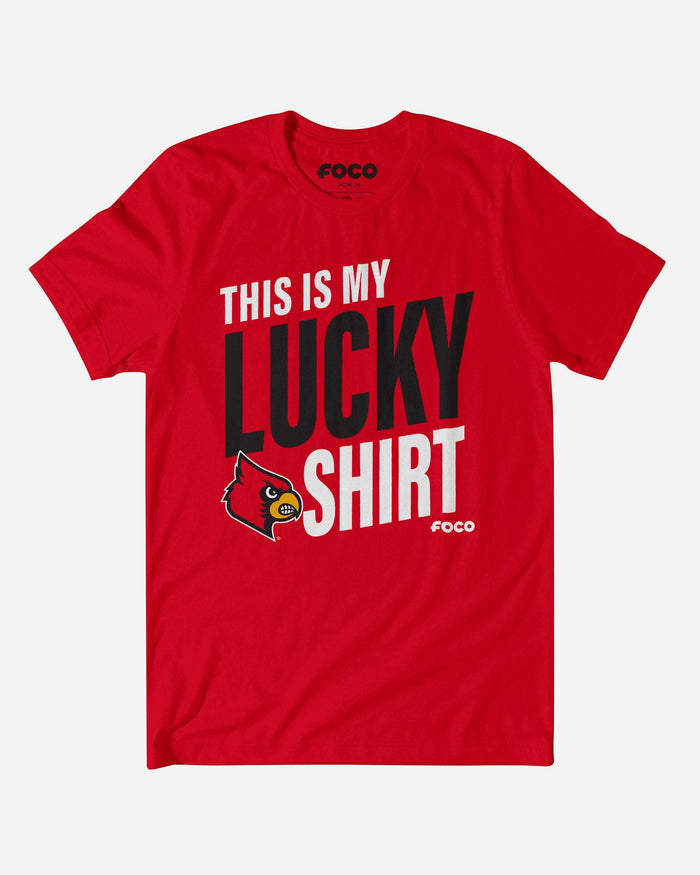 Louisville Cardinals This Is My Lucky T-Shirt FOCO S - FOCO.com