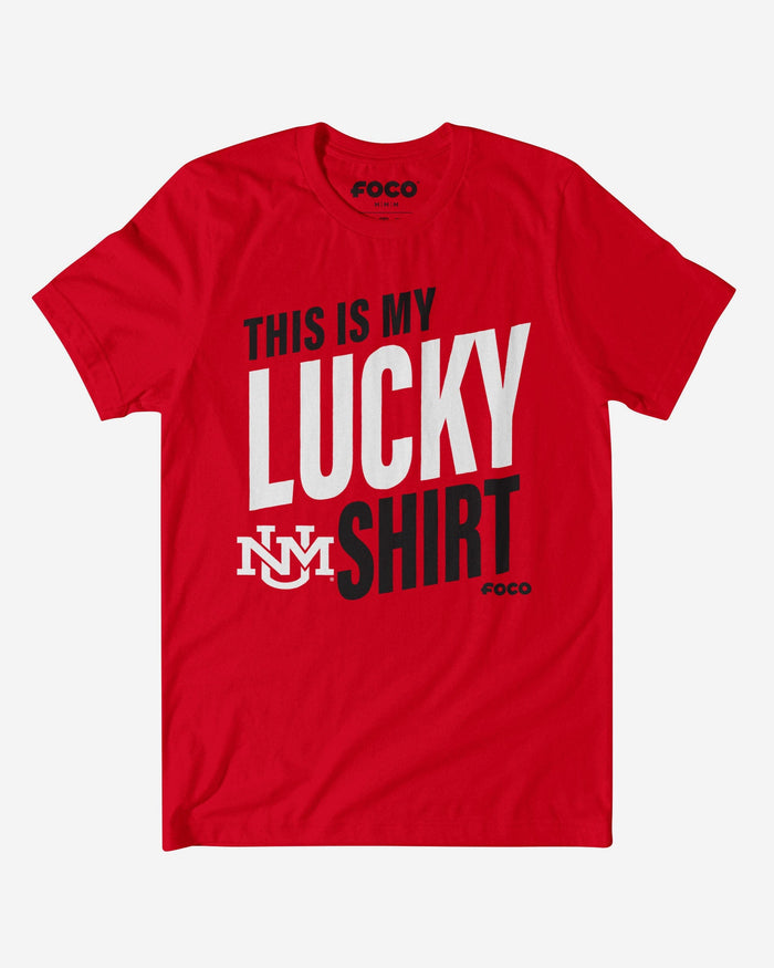 New Mexico Lobos This Is My Lucky T-Shirt FOCO S - FOCO.com