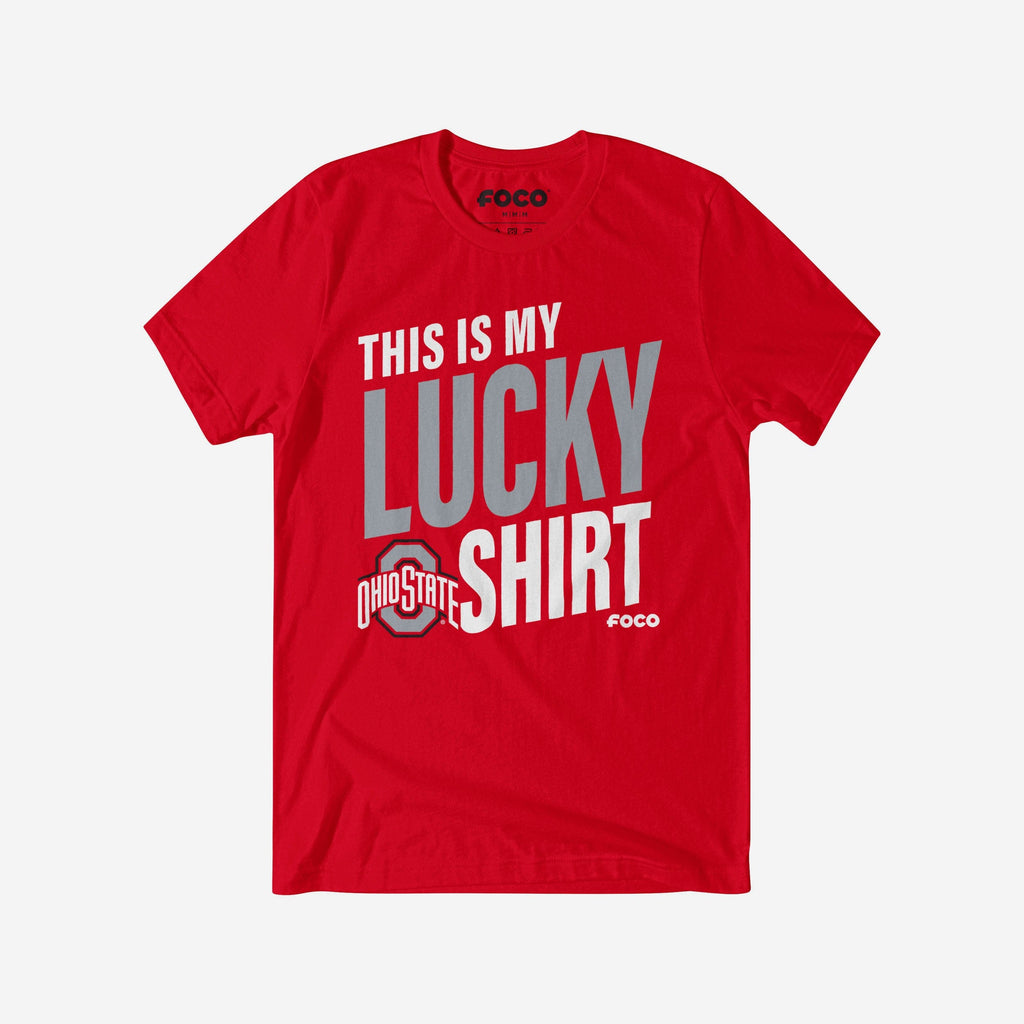 Ohio State Buckeyes This Is My Lucky T-Shirt FOCO S - FOCO.com
