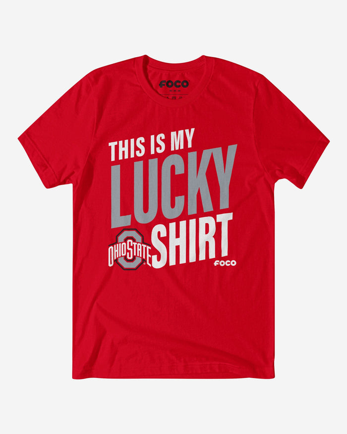 Ohio State Buckeyes This Is My Lucky T-Shirt FOCO S - FOCO.com