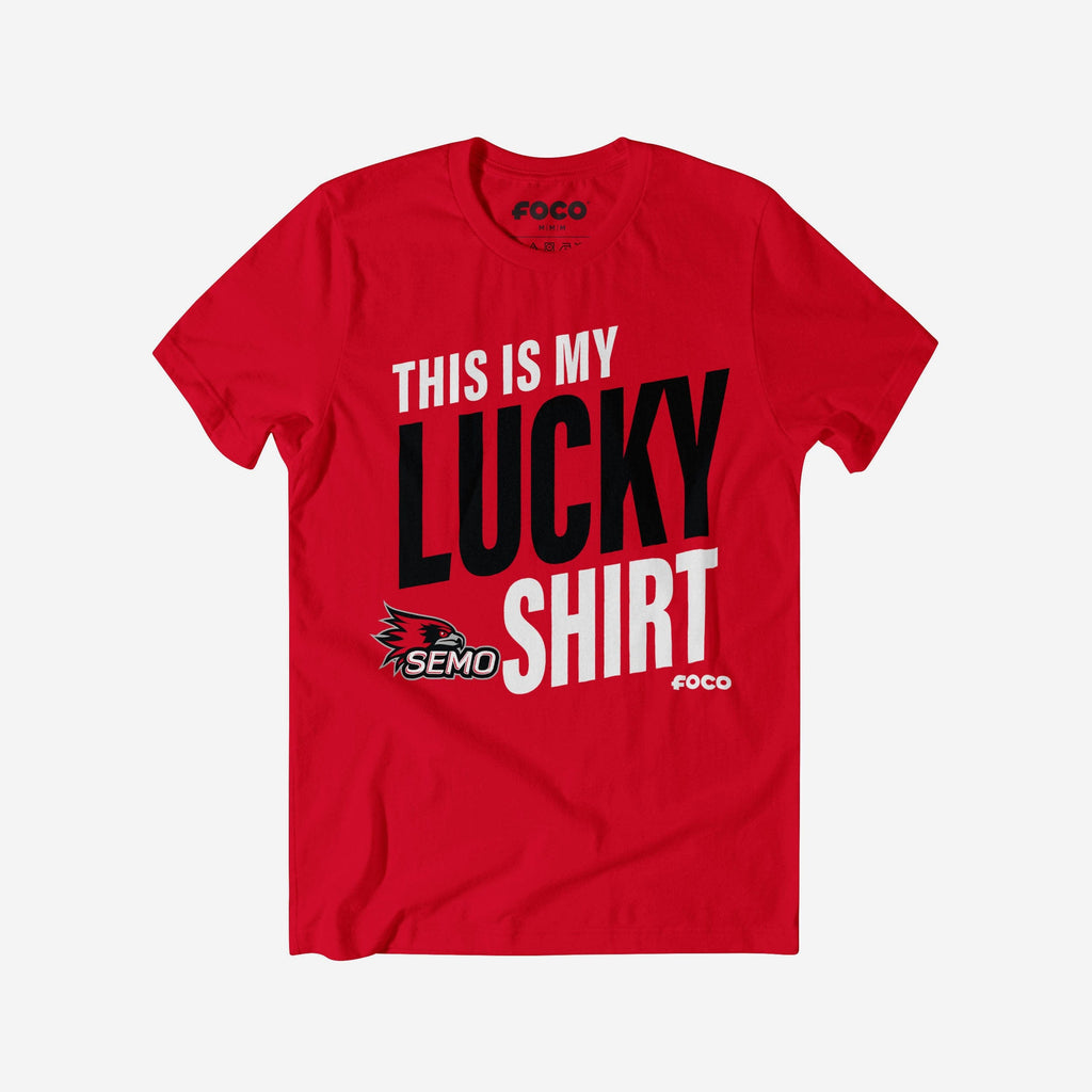 Southeast Missouri State Redhawks This Is My Lucky T-Shirt FOCO S - FOCO.com