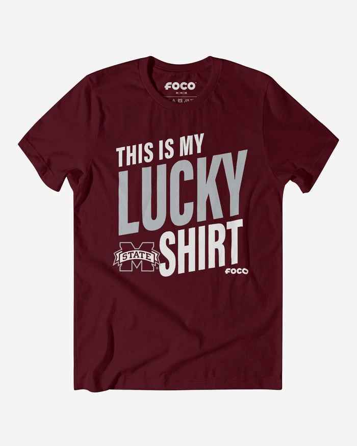 Mississippi State Bulldogs This Is My Lucky T-Shirt FOCO S - FOCO.com