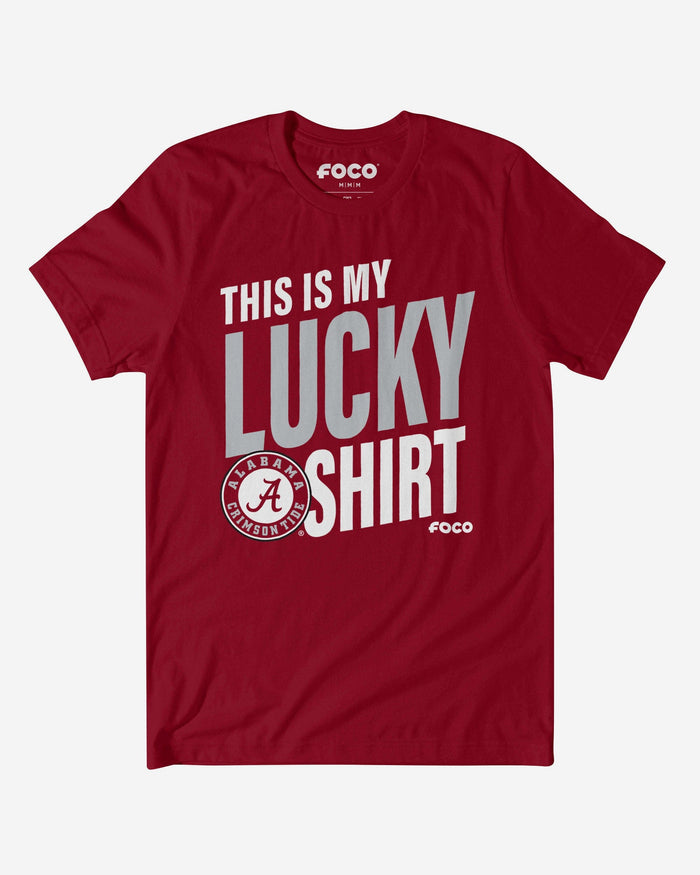 Alabama Crimson Tide This Is My Lucky T-Shirt FOCO S - FOCO.com