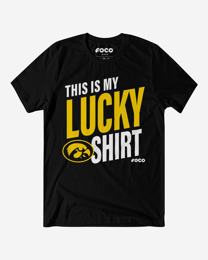 Iowa Hawkeyes This Is My Lucky T-Shirt FOCO S - FOCO.com