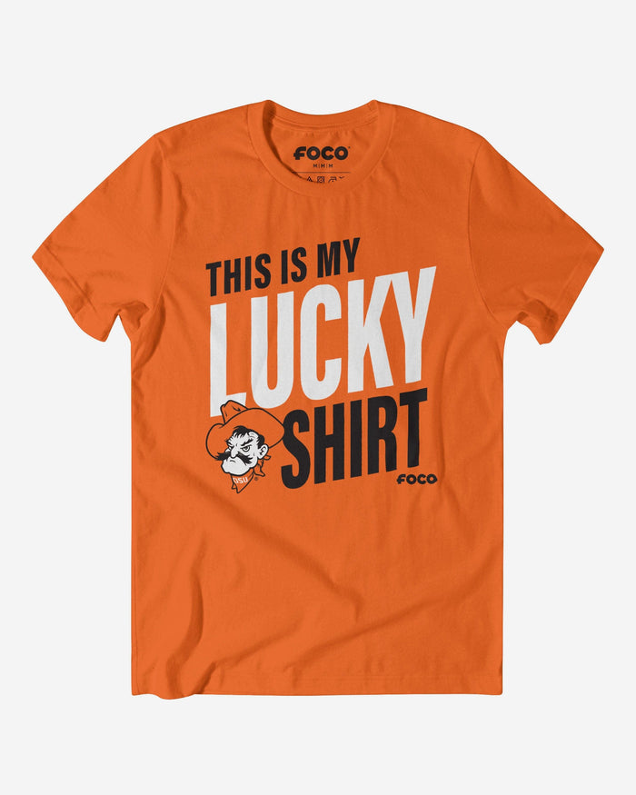 Oklahoma State Cowboys This Is My Lucky T-Shirt FOCO S - FOCO.com