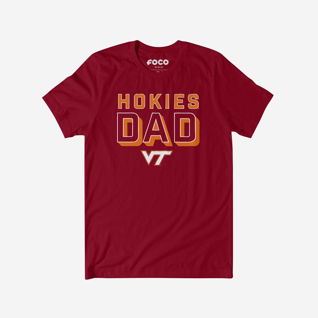 Virginia Tech Hokies Team Dad T-Shirt FOCO S - FOCO.com