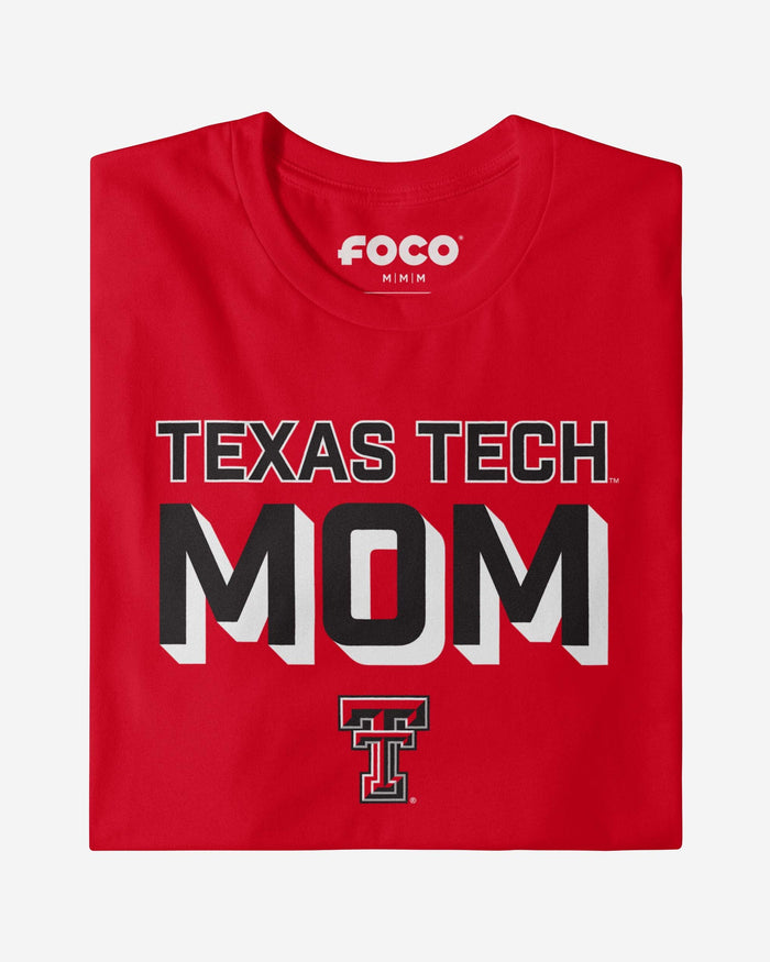 Texas Tech Red Raiders Team Mom T-Shirt FOCO - FOCO.com
