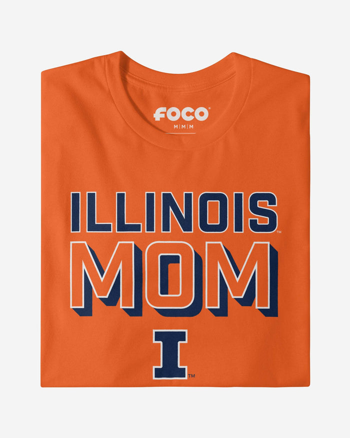 Illinois Fighting Illini Team Mom T-Shirt FOCO - FOCO.com
