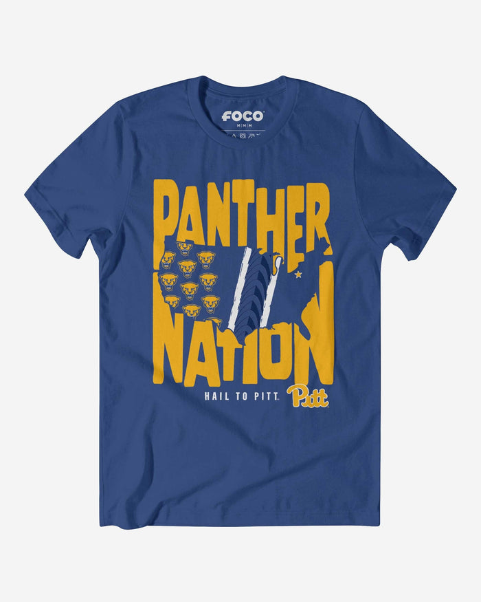 Pittsburgh Panthers Nation T-Shirt FOCO S - FOCO.com