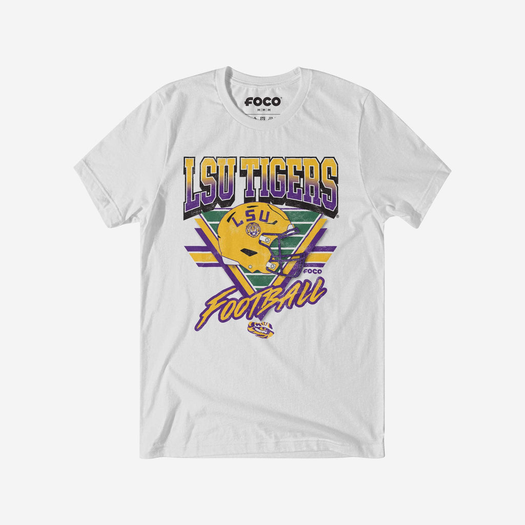 LSU Tigers Triangle Vintage T-Shirt FOCO S - FOCO.com
