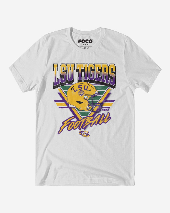 LSU Tigers Triangle Vintage T-Shirt FOCO S - FOCO.com