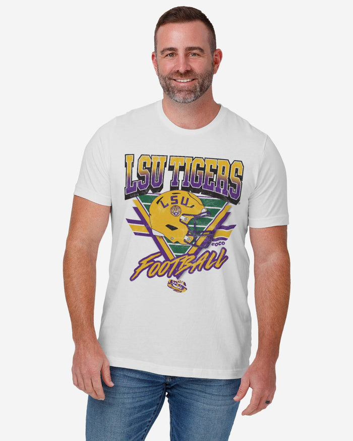 LSU Tigers Triangle Vintage T-Shirt FOCO - FOCO.com