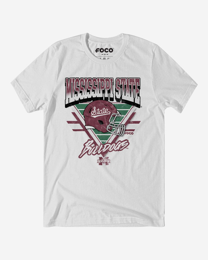 Mississippi State Bulldogs Triangle Vintage T-Shirt FOCO S - FOCO.com
