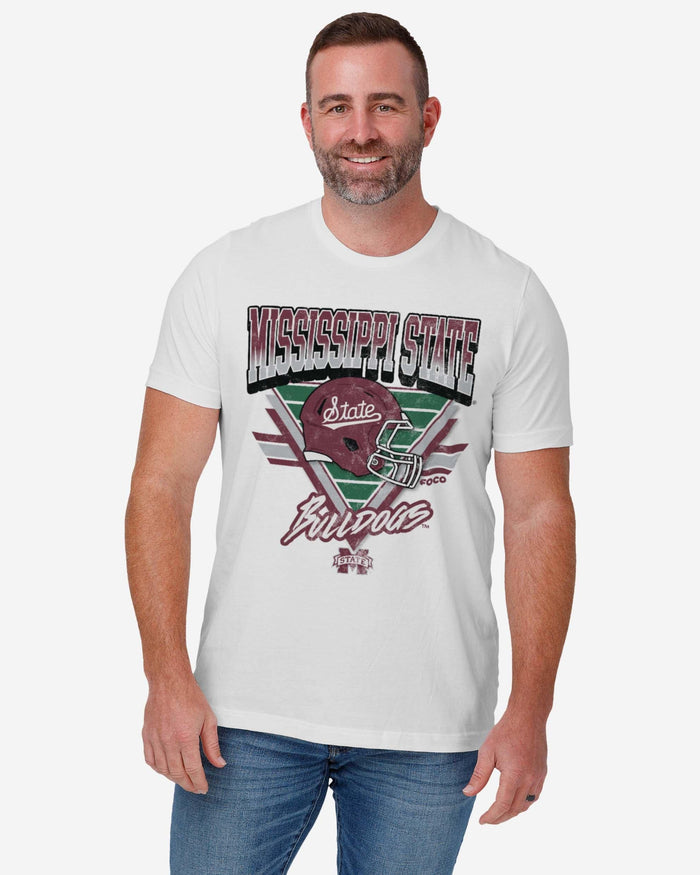 Mississippi State Bulldogs Triangle Vintage T-Shirt FOCO - FOCO.com