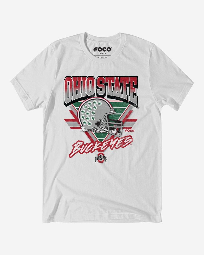 Ohio State Buckeyes Triangle Vintage T-Shirt FOCO S - FOCO.com