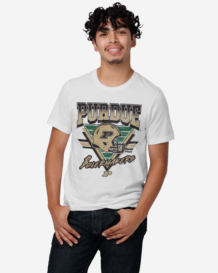 Purdue Boilermakers Triangle Vintage T-Shirt FOCO - FOCO.com