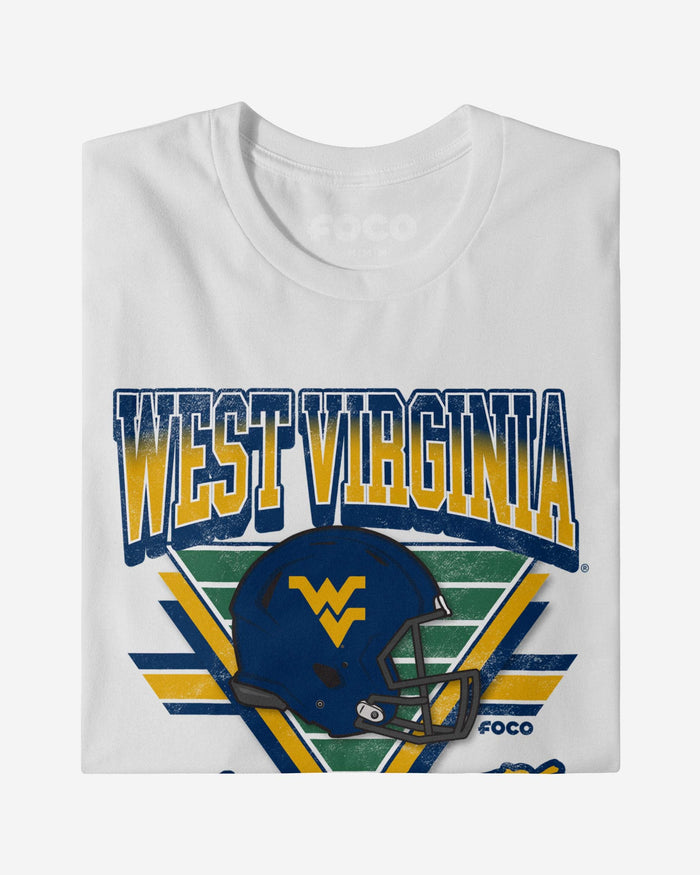 West Virginia Mountaineers Triangle Vintage T-Shirt FOCO - FOCO.com