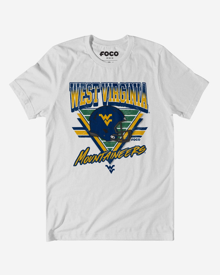 West Virginia Mountaineers Triangle Vintage T-Shirt FOCO S - FOCO.com