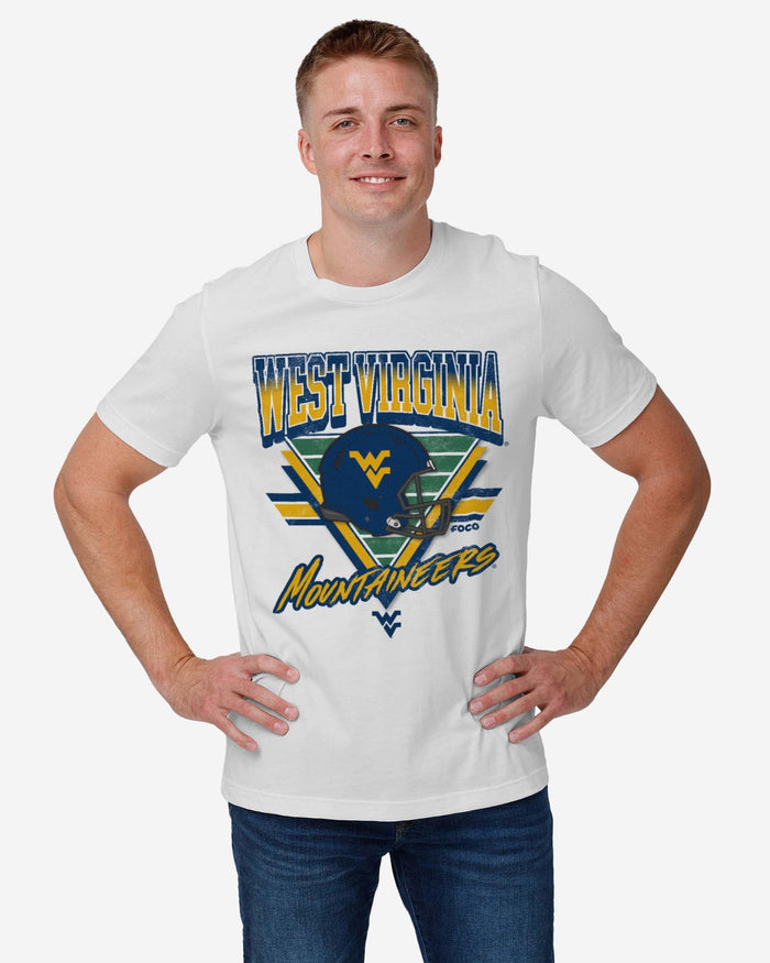 West Virginia Mountaineers Triangle Vintage T-Shirt FOCO - FOCO.com