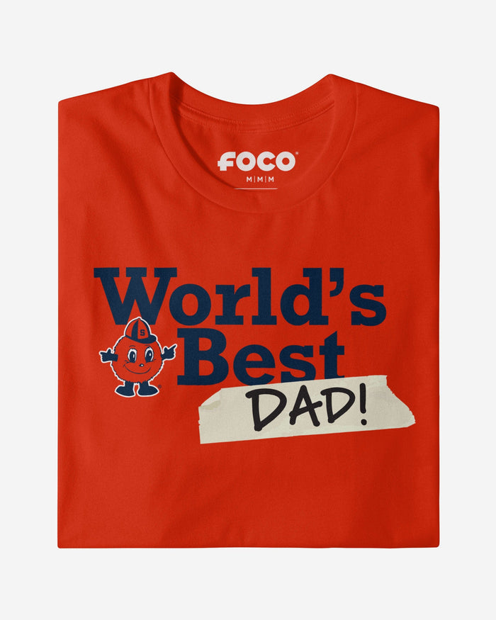 Syracuse Orange World's Best Dad T-Shirt FOCO - FOCO.com