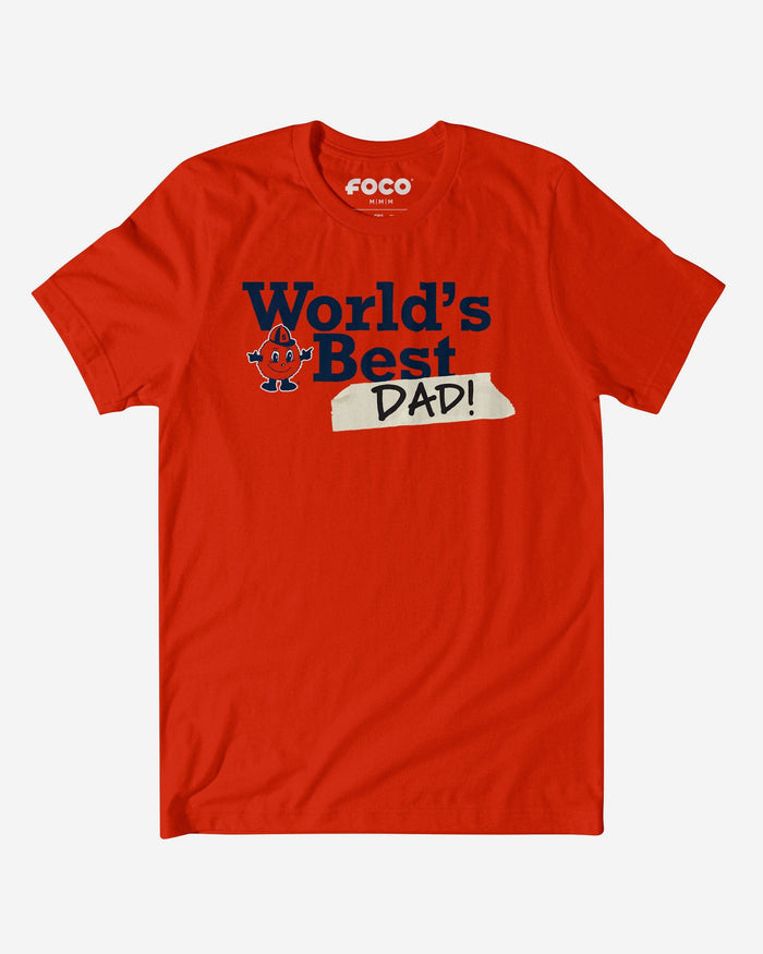 Syracuse Orange World's Best Dad T-Shirt FOCO S - FOCO.com