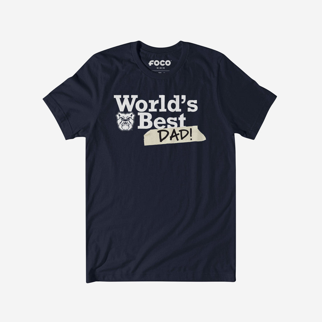 Butler Bulldogs World's Best Dad T-Shirt FOCO S - FOCO.com