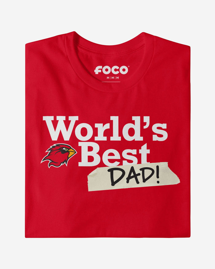 Lamar Cardinals World's Best Dad T-Shirt FOCO - FOCO.com