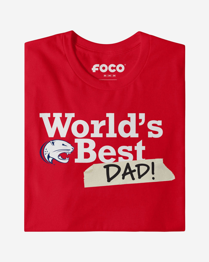 South Alabama Jaguars World's Best Dad T-Shirt FOCO - FOCO.com