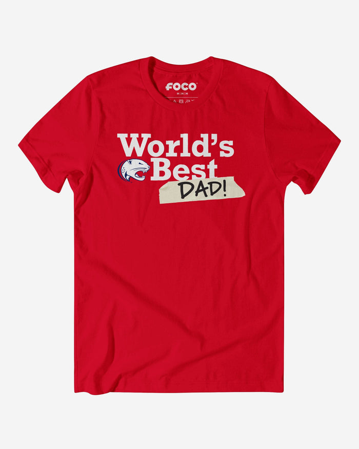 South Alabama Jaguars World's Best Dad T-Shirt FOCO S - FOCO.com