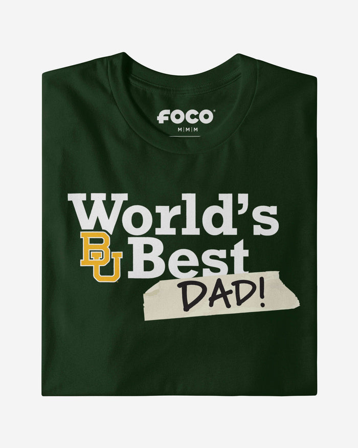 Baylor Bears World's Best Dad T-Shirt FOCO - FOCO.com