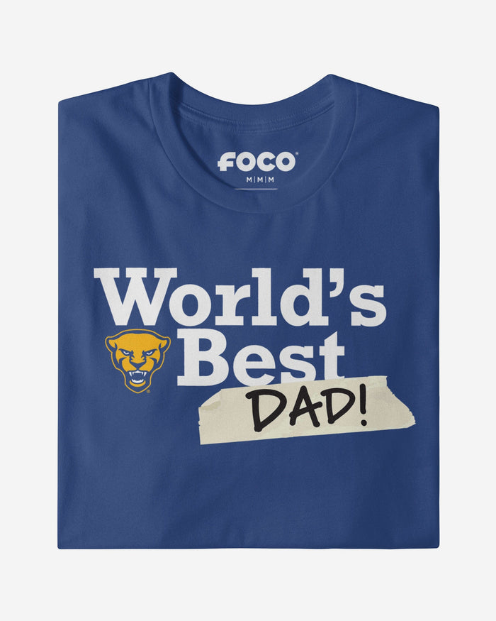 Pittsburgh Panthers World's Best Dad T-Shirt FOCO - FOCO.com