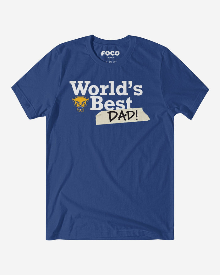 Pittsburgh Panthers World's Best Dad T-Shirt FOCO S - FOCO.com