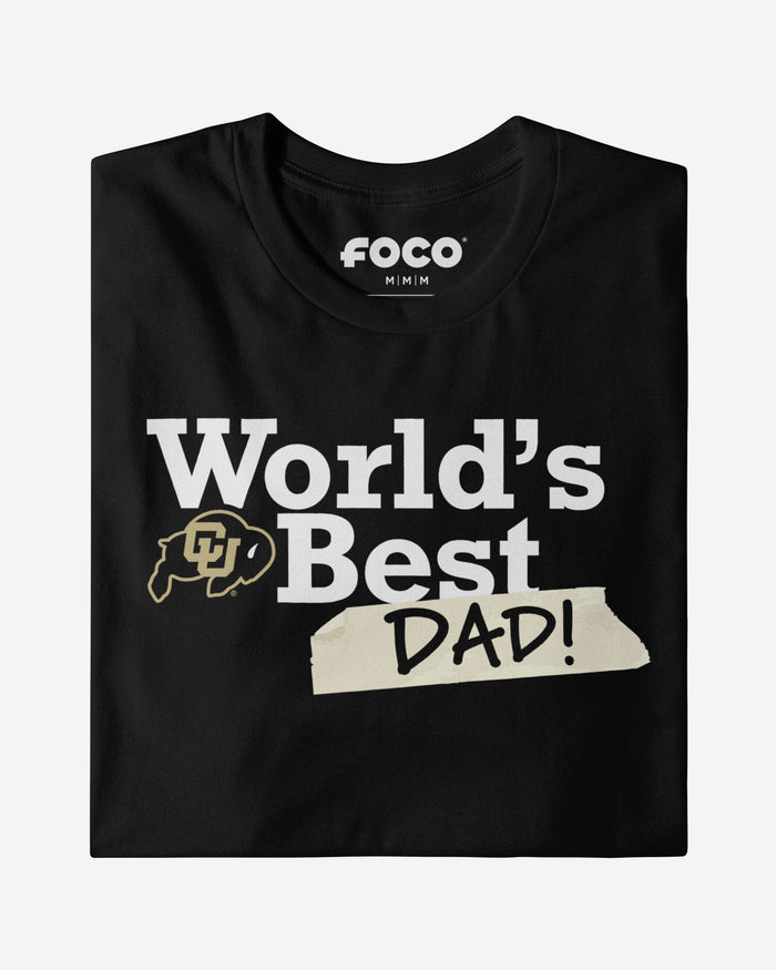 Colorado Buffaloes World's Best Dad T-Shirt FOCO - FOCO.com