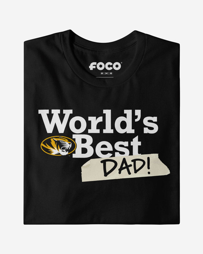 Missouri Tigers World's Best Dad T-Shirt FOCO - FOCO.com