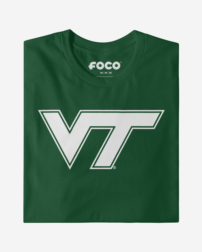 Virginia Tech Hokies White Logo T-Shirt FOCO - FOCO.com