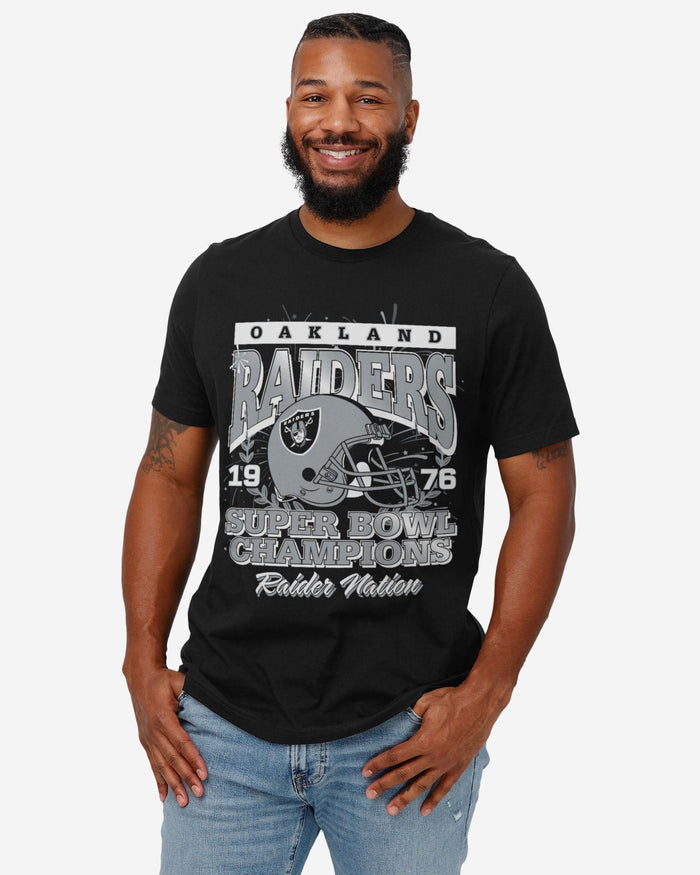 Las Vegas Raiders Super Bowl Commemorative T-Shirt FOCO - FOCO.com