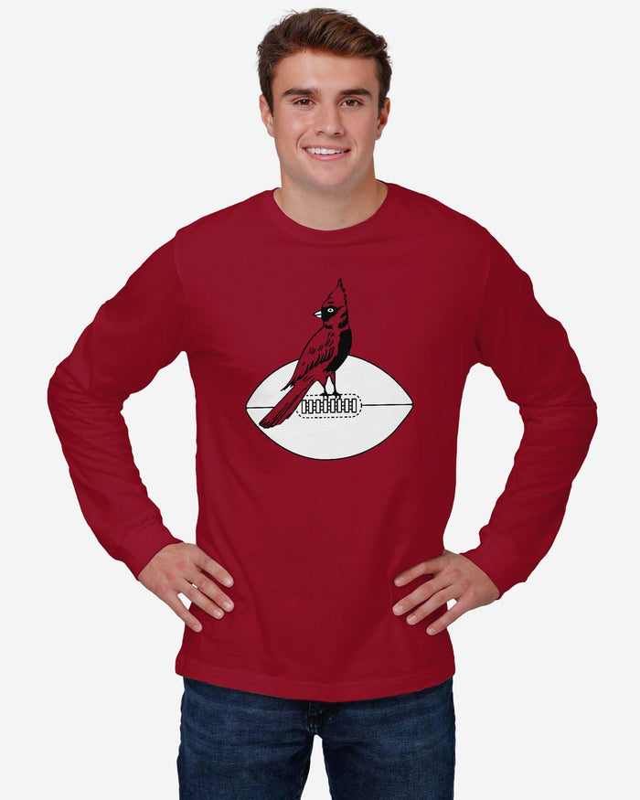 Arizona Cardinals 1947 Retro Logo Long Sleeve T-Shirt FOCO - FOCO.com