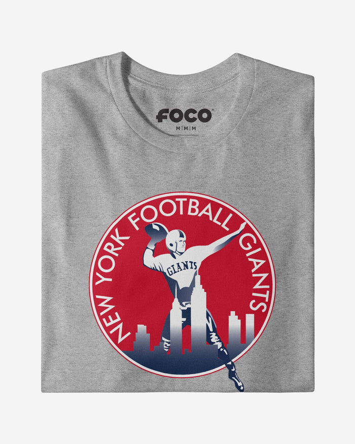 New York Giants 1950 Retro Logo Long Sleeve T-Shirt FOCO - FOCO.com