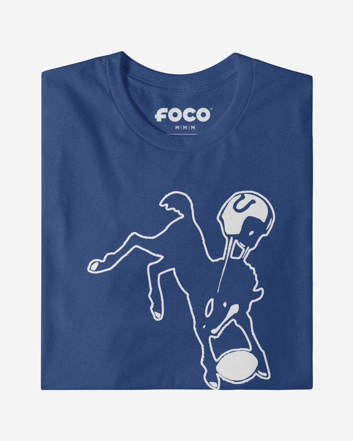 Indianapolis Colts 1961 Retro Logo Long Sleeve T-Shirt FOCO - FOCO.com