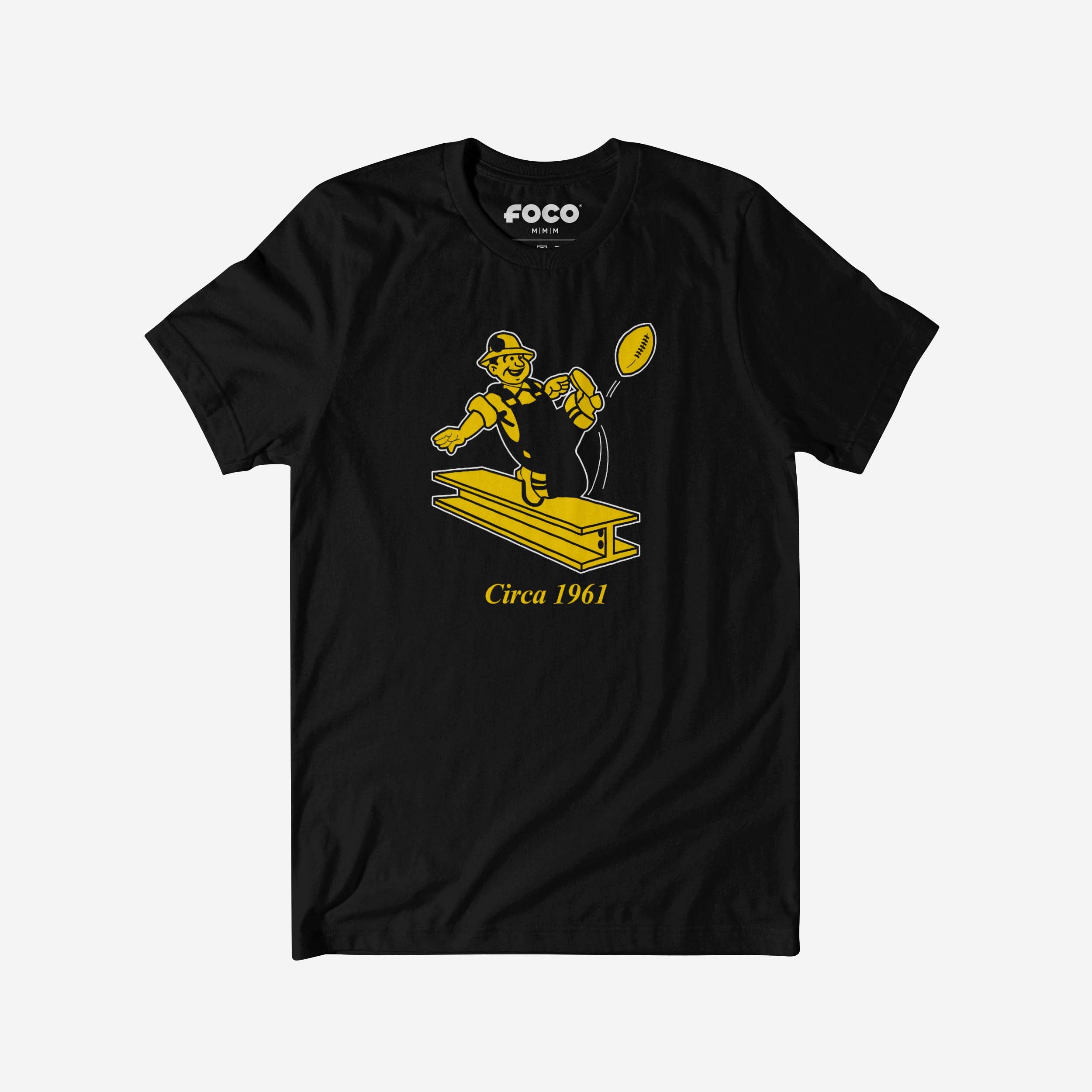 Pittsburgh Steelers 1962 Retro Logo T-Shirt