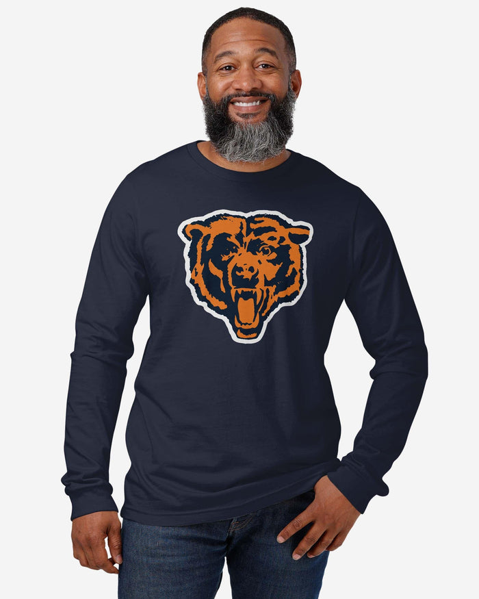 Chicago Bears 1963 Retro Logo Long Sleeve T-Shirt FOCO - FOCO.com