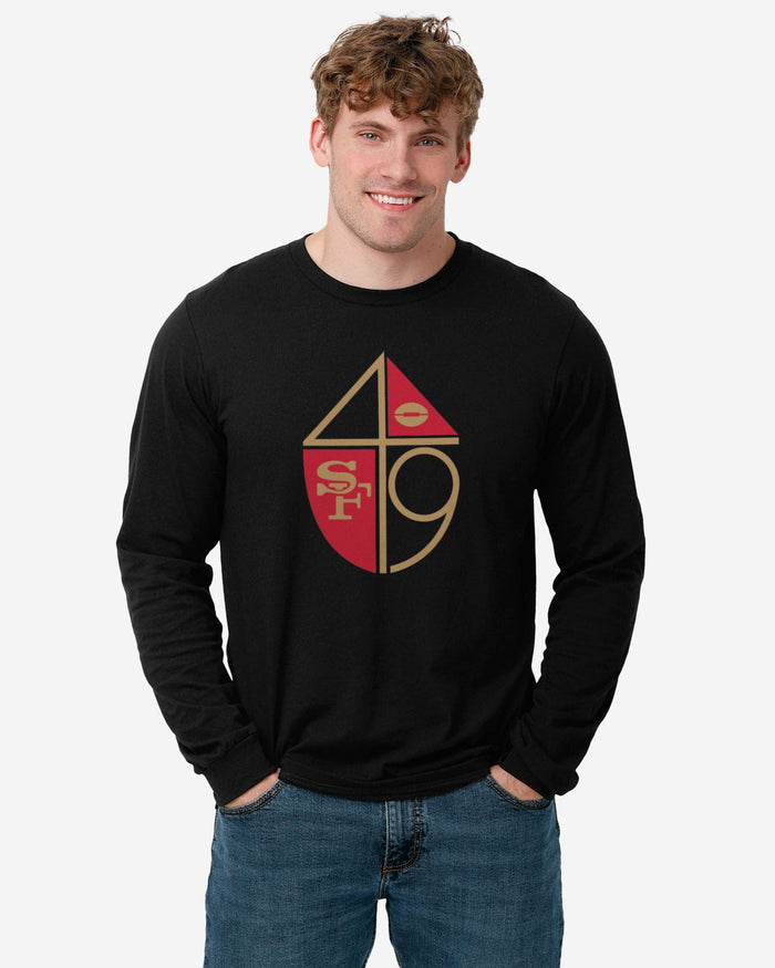 San Francisco 49ers 1965 Retro Logo Long Sleeve T-Shirt FOCO - FOCO.com