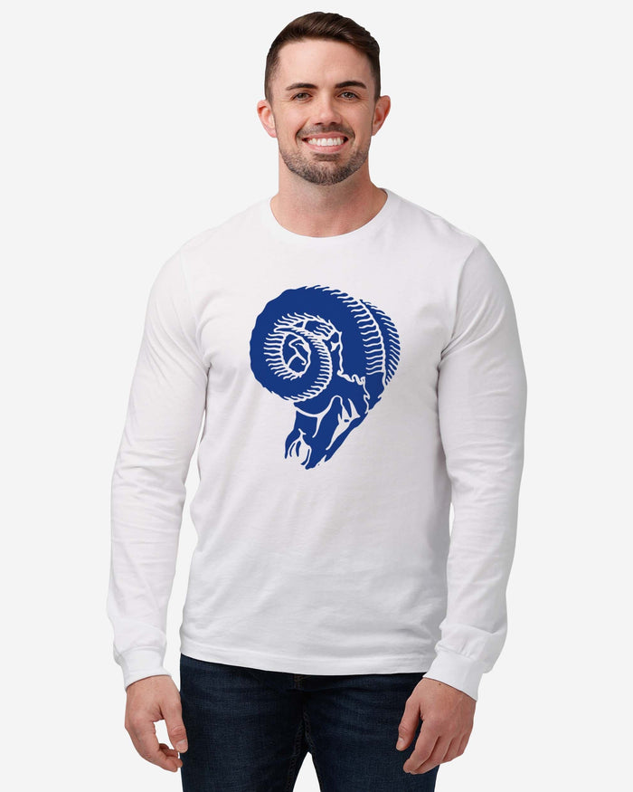 Los Angeles Rams 1966 Retro Logo Long Sleeve T-Shirt FOCO - FOCO.com