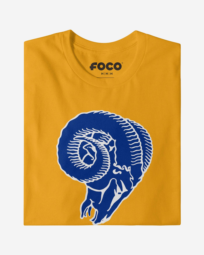 Los Angeles Rams 1966 Retro Logo Long Sleeve T-Shirt FOCO - FOCO.com