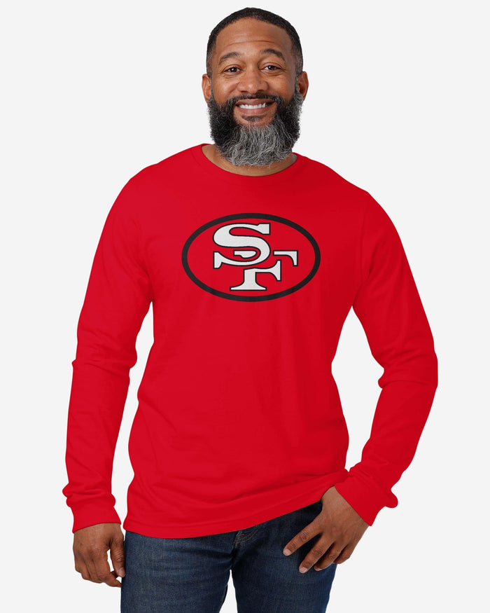 San Francisco 49ers 1968 Retro Logo Long Sleeve T-Shirt FOCO - FOCO.com