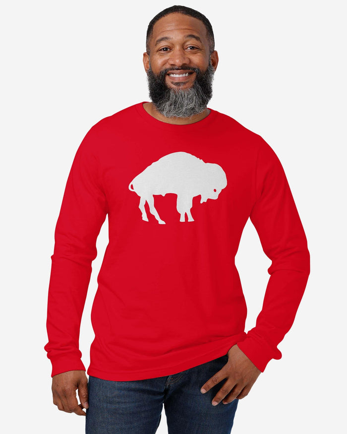 Buffalo Bills 1970 Retro Logo Long Sleeve T-Shirt FOCO - FOCO.com