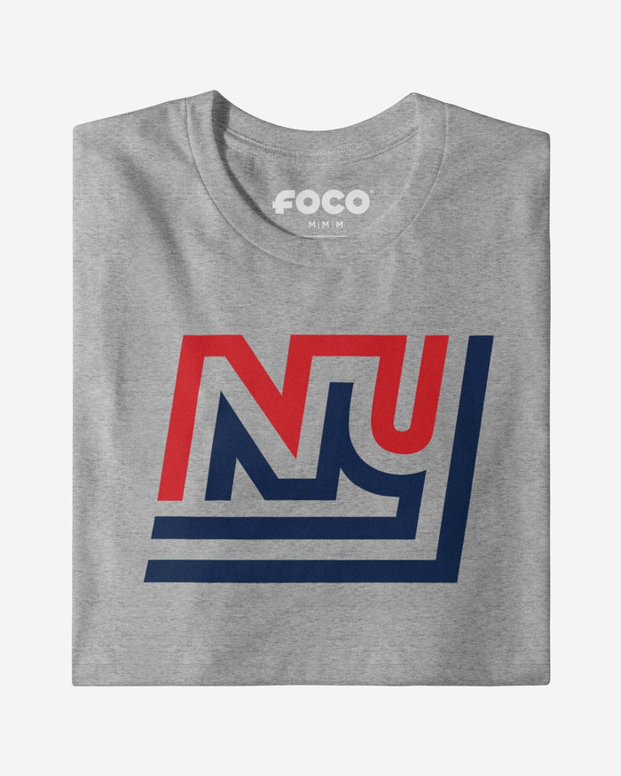 New York Giants 1975 Retro Logo Long Sleeve T-Shirt FOCO - FOCO.com